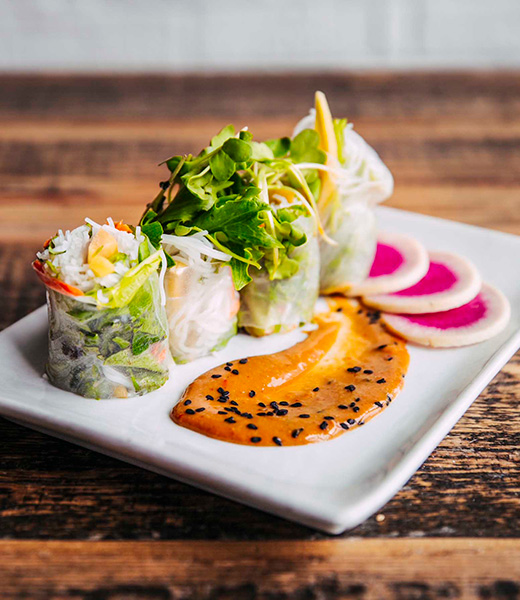 Revolution Kitchen Vietnamese salad rolls